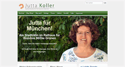 Desktop Screenshot of jutta-koller.de